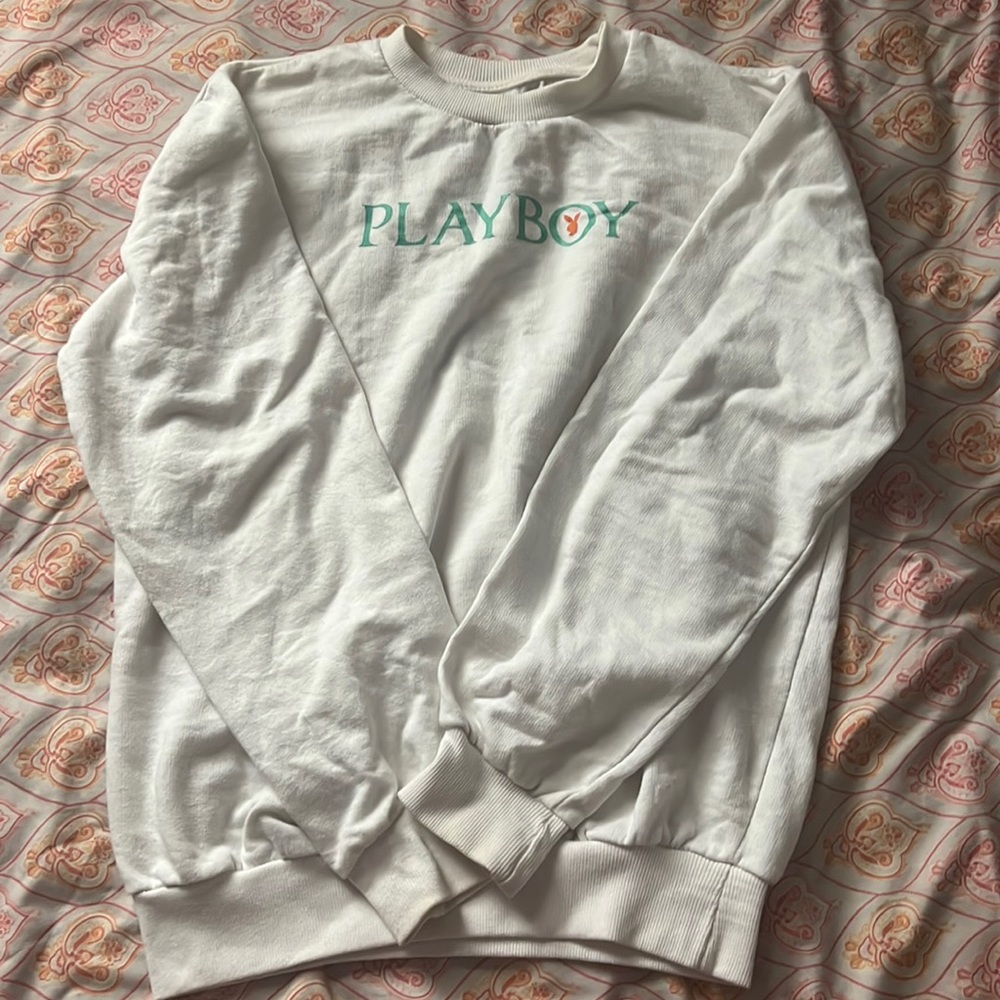 PLAYBOY White Crewneck
